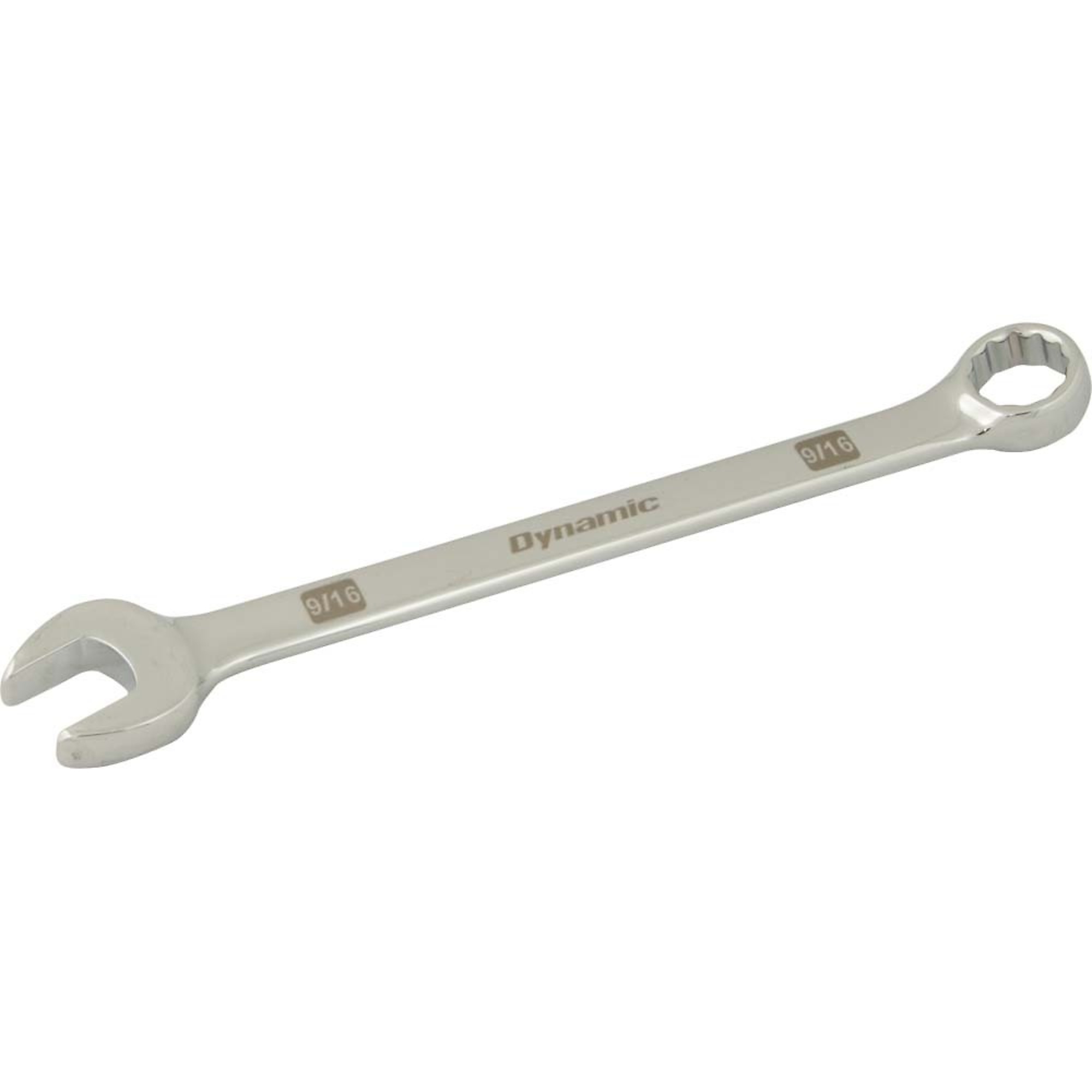 Dynamic Tools 9/16" 12 Point Combination Wrench, Mirror Chrome Finish